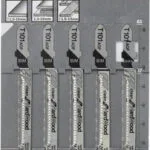 Bosch T101AOF Λάμες Clean for Hard Wood για Ξύλο 83mm 5τμχ