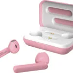 Trust Primo Touch Earbud Bluetooth Handsfree Ακουστικά με Θήκη Φόρτισης Ροζ