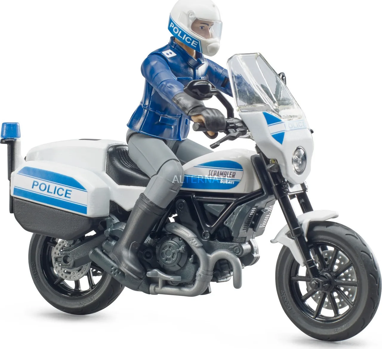 20200722165603_bed36a2b Bruder Scrambler Ducati Police Μοτοσυκλέτα 1:16 Αστυνομικό για 3+ Ετών - Image 1