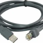 Zebra USB 2.0 Cable USB-A male - RJ45 Μαύρο 2.1m (CBA-U01-S07ZAR)