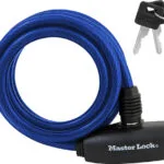 Master Lock 8127EURDPRO 8127EURDPRO Κλειδαριά Ποδηλάτου Κουλούρα με Κλειδί Μπλε