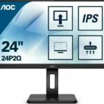 AOC 24P2Q IPS Monitor 23.8" FHD 1920x1080 με Χρόνο Απόκρισης 4ms GTG