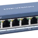 Hikvision DS-3E0510P-E Unmanaged L2 PoE+ Switch με 8 Θύρες Gigabit (1Gbps) Ethernet και 1 SFP Θύρα