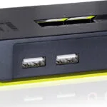 Level One KVM-0222 2 PC VGA+USB Black Edition