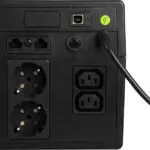Green Cell Microsine 1000VA UPS Line-Interactive 700W με 2 Schuko Πρίζες