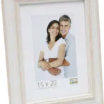 Deknudt S221H1 Κορνίζα Ξύλινη με Λευκό Πλαίσιο White