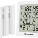 Bresser Temeo Hygro Quadro Θερμόμετρo & Υγρασιόμετρo Επιτοίχιο / Επιτραπέζιο για Χρήση σε Εσωτερικό & Εξωτερικό Χώρο White 7000020GYE000