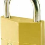 Master Lock 130EURD Μπρούτζινο Λουκέτο Πέταλο με Κλειδί 30mm 130030112