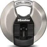 Master Lock Excell M40EURD Ατσάλινο Λουκέτο Δίσκος με Κλειδί 70mm Ασημί M40000112