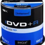 Intenso Εγγράψιμα DVD+R 16x 4.7GB Cake Box 100τμχ 4111156