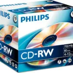 Philips Επανεγγράψιμα CD-RW 12x 700MB 10τμχ CW7D2NJ10/00