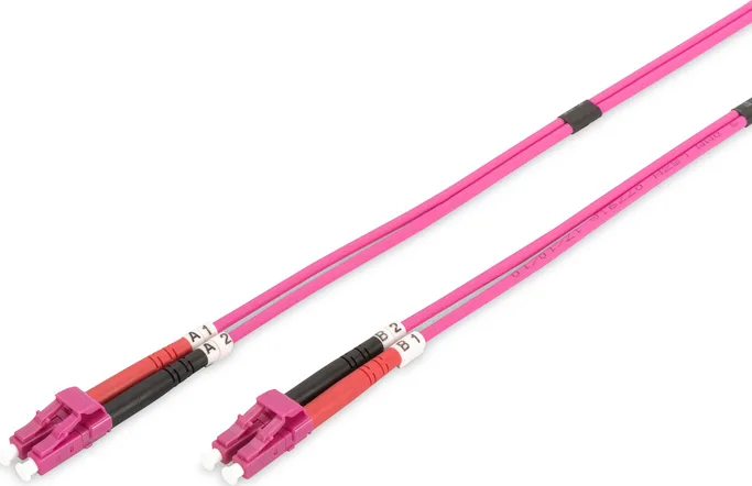 20200806153130_digitus_optical_fiber_lc_lc_cable_1m_mov_dk_2533_01_4 Digitus Καλώδιο Οπτικής Ίνας LC-LC 1m Μωβ 1τμχ DK-2533-01-4 - Image 1