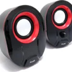 Equip Stereo 2.0 Ηχεία Υπολογιστή 2.0 με Ισχύ 3W Κόκκινα