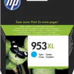 HP 953XL Γνήσιο Μελάνι Εκτυπωτή InkJet Κυανό (F6U16AE)