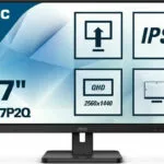 AOC Q27P2Q IPS Monitor 27" QHD 2560x1440 με Χρόνο Απόκρισης 4ms GTG