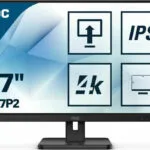 AOC U27P2 IPS Monitor 27" 4K 3840x2160 με Χρόνο Απόκρισης 4ms GTG
