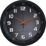 Technoline Ρολόι Τοίχου Μεταλλικό Μαύρο Ø30cm WT 8972