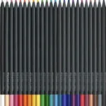Faber-Castell Black Edition Ξυλομπογιές Σετ 24 χρώματα 116424