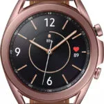 Samsung Galaxy Watch3 LTE Stainless Steel 41mm Αδιάβροχο με eSIM και Παλμογράφο (Mystic Bronze)