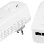 TP-LINK TL-PA8030P KIT v3 Powerline Διπλό για Ενσύρματη Σύνδεση με Passthrough Πρίζα και 3 Θύρες Ethernet