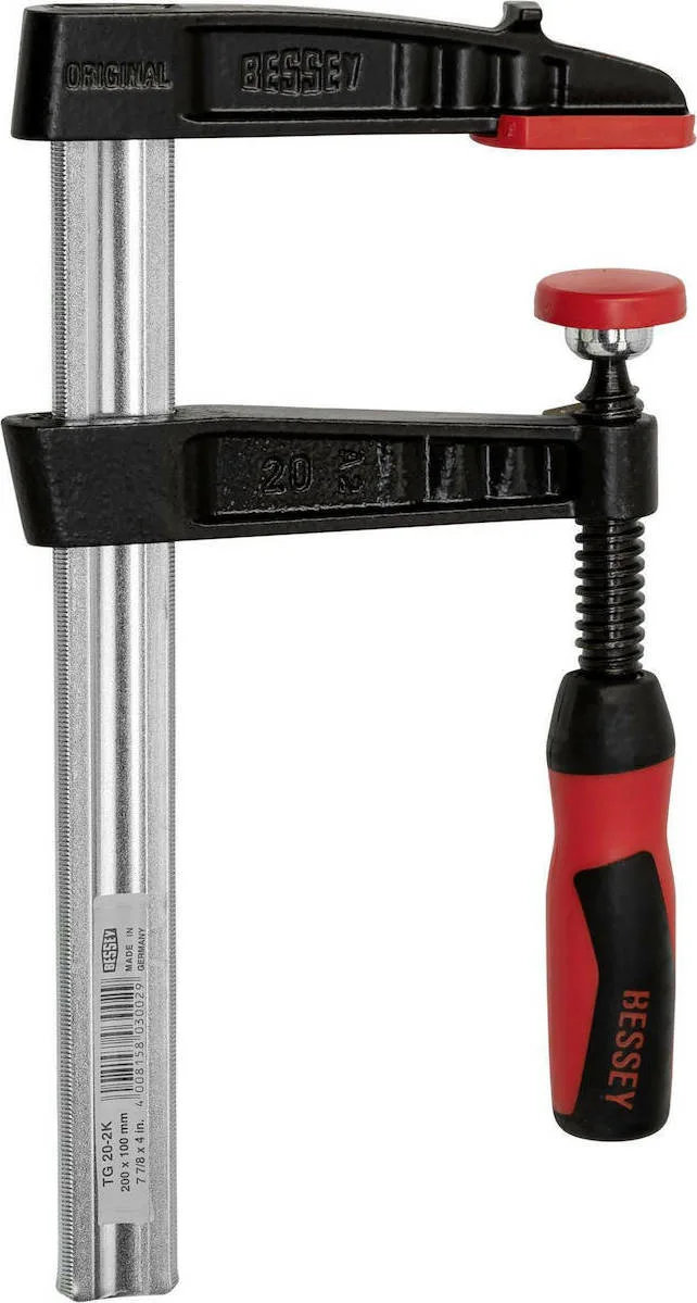 20200901142403_bessey_sfigtiras_200mm_100mm_tg20_2k Bessey TG20-2K Σφιγκτήρας Τύπου "F" με Μέγιστο Άνοιγμα 200mm - Image 1