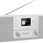 Technisat Ηχοσύστημα 2.0 DigitRadio 370 IR 0001/3949 10W με CD / Digital Media Player, WiFi και Bluetooth Λευκό