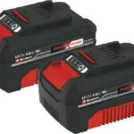 Einhell Σετ 2 Μπαταριών Εργαλείου Λιθίου 18V με Χωρητικότητα 4Ah 4511489