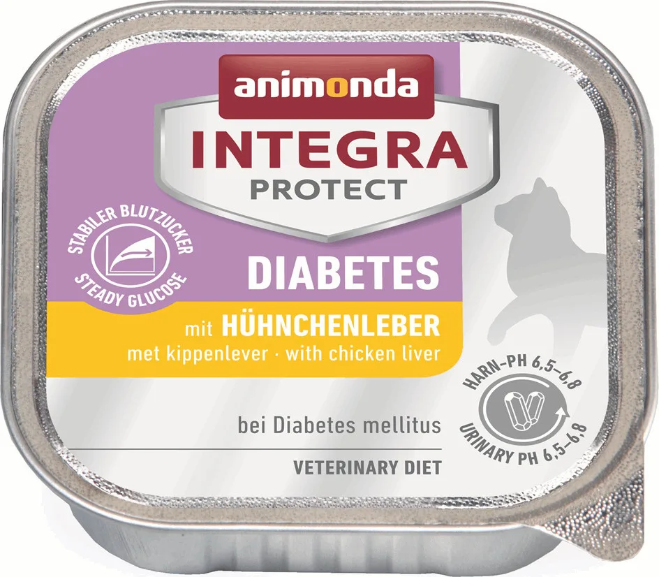20200904115700_animonda_integra_protect_diabetes_kotopoulo_sykoti_100gr Animonda Integra Protect Diabetes Υγρή Τροφή για Ενήλικες Γάτες σε Ταψάκι με Κοτόπουλο και Συκώτι Διαίτης 100gr - Image 1