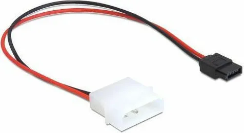 DeLock 4-Pin Molex - 6-Pin Sata Cable 0.24m Πολύχρωμο 82913 - Image 1