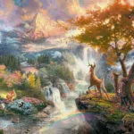 Puzzle Kinkade Disney Bambi 2D 1000 Κομμάτια 59486