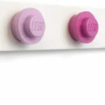 LEGO Wall Hanger Rack Παιδική Κρεμάστρα Πολλαπλών Θέσεων Πλαστική Pink-Dark Pink-Lilac 33.4x6.5x4.5εκ. 41110002