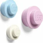 LEGO Lego Wall Bracket Παιδική Κρεμάστρα Πολλαπλών Θέσεων Πλαστική White/Light Blue/Pink 3τμχ 40161736
