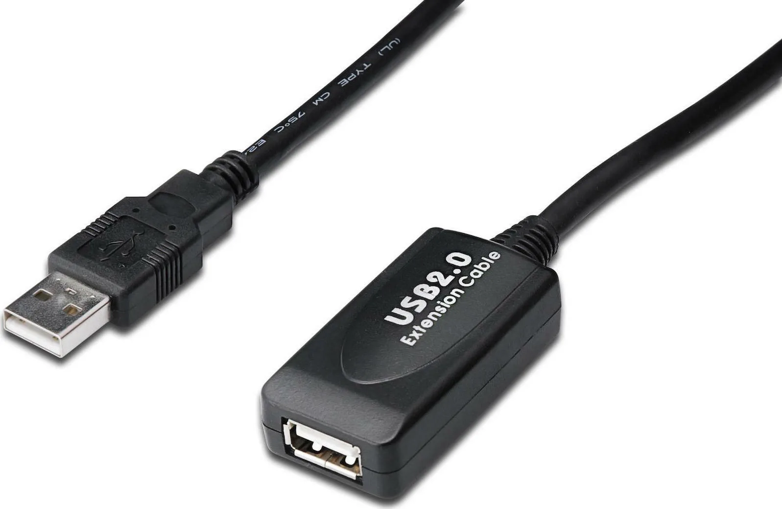 20200917102354_digitus_usb_2_0_cable_usb_a_male_usb_a_female_15m_da_73101 Digitus USB 2.0 Cable USB-A male - USB-A female 15m (DA-73101) - Image 1