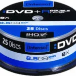 Intenso Εγγράψιμα DVD+R 8x Dual Layer 8.5GB Cake Box 25τμχ (4311144)