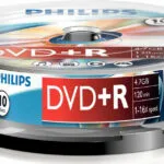 Philips Εγγράψιμα DVD+R 16x 4.7GB Cake Box 10τμχ DR4S6B10F/00