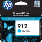 HP 912 Γνήσιο Μελάνι Εκτυπωτή InkJet Κυανό (3YL77AE)