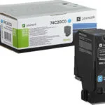 Lexmark 3K Γνήσιο Toner Laser Εκτυπωτή Κυανό Return Program 3000 Σελίδων (74C20C0)