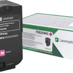 Lexmark 75B20M0 Γνήσιο Toner Laser Εκτυπωτή Ματζέντα Return Program 10000 Σελίδων 75B20M0