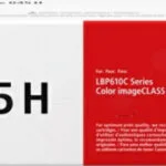Canon 045H Γνήσιο Toner Laser Εκτυπωτή Κυανό High Capacity 2200 Σελίδων 1245C002