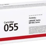 Canon 055 Γνήσιο Toner Laser Εκτυπωτή Κυανό High Yield 2100 Σελίδων (3015C002)