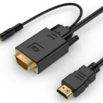 Gembird Μετατροπέας 3.5mm / HDMI male σε VGA female 1τμχ A-HDMI-VGA-03-6
