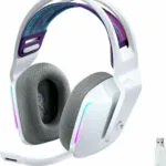 Logitech G733 Ασύρματο Over Ear Gaming Headset με σύνδεση USB Λευκό
