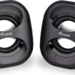 Equip Mini USB Speaker Ηχεία Υπολογιστή 2.0 με Ισχύ 3W Μαύρα