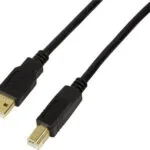 LogiLink USB 2.0 Cable USB-A male - USB-B male Μαύρο 10m UA0264