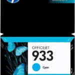 HP 933 Γνήσιο Μελάνι Εκτυπωτή InkJet Κυανό (CN058AE)