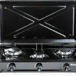 Ravanson K-03TB Επιτραπέζια Εστία Υγραερίου Τριπλή Μαύρη