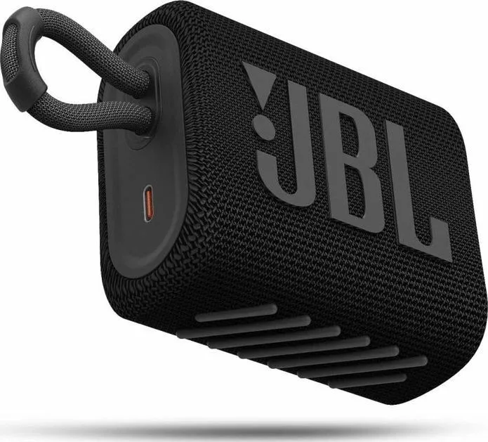 20201005112942_jbl_go_3_jblgo3blk_black JBL Go 3 Αδιάβροχο Ηχείο Bluetooth 4.2W με Διάρκεια Μπαταρίας έως 5 ώρες Μαύρο - Image 1