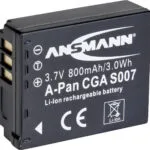 Ansmann Μπαταρία Φωτογραφικής Μηχανής A-Pan CGA-S007 5022963 Ιόντων-Λιθίου (Li-ion) 800mAh Συμβατή με Panasonic