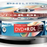 Philips Εγγράψιμα DVD+R 8x Dual Layer 8.5GB Cake Box 10τμχ DR8S8B10F/00