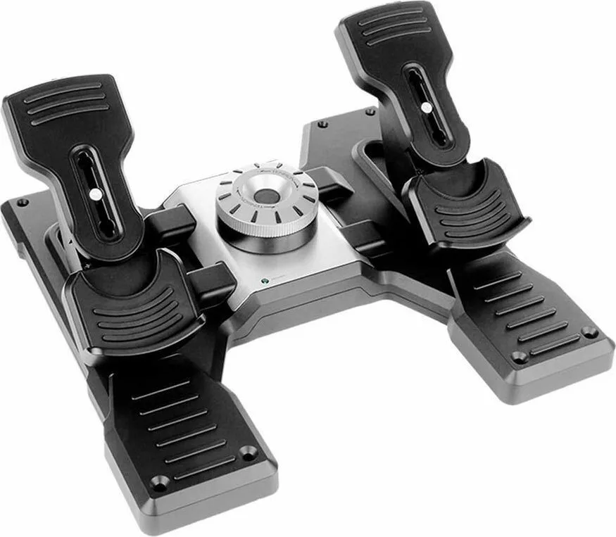20201007132056_9b6ac843 Logitech Pro Flight Rudder Pedals - Image 1